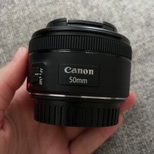 Canon 50mm Black Lens